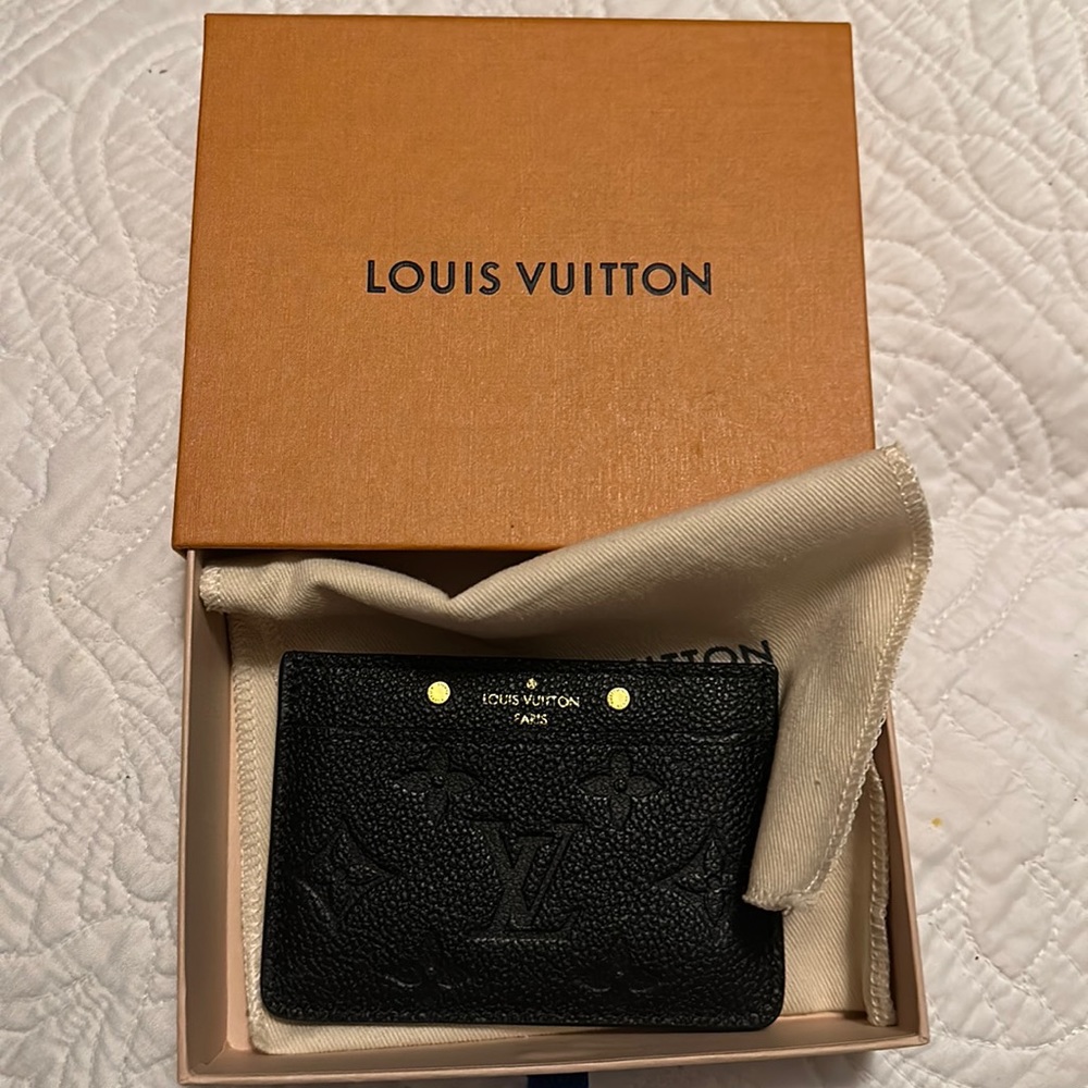 Louis Vuitton Monogram Empreinte Leather card holder